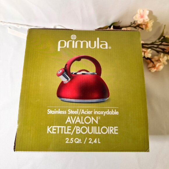 Primula Red Hot Whistling Tea Kettle - Picture 11 of 12